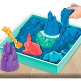 Spin Master Kinetic Sand - Set Sandbox: con Arenero, 454 g de Arena Mágica Azul y 4 Accesorios - Kit Manualidades Niños - Juguetes Niños 3 Años +, Juego de arena Kinetic Sand - Set Sandbox: con Arenero, 454 g de Arena Mágica Azul y 4 Accesorios - Kit Manualidades Niños - Juguetes Niños 3 Años +, Arena kinética infantil, 3 año(s), No tóxico, Azul