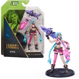 Spin Master figura coleccionable de Jinx de 10,2 cm con detalles de gran calidad y 2 accesorios, Colección de campeones, edición de coleccionista, a partir de 12 años, Muñecos League of Legends figura coleccionable de Jinx de 10,2 cm con detalles de gran calidad y 2 accesorios, Colección de campeones, edición de coleccionista, a partir de 12 años, Figura de acción de juguete, Adultos y niños, Videojuego