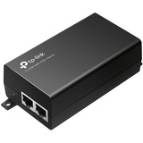 TP-Link Omada POE160S adaptador e inyector de PoE Gigabit Ethernet negro, Gigabit Ethernet, 10,100,1000 Mbit/s, 10/100/1000, IEEE 802.3ab, IEEE 802.3af, IEEE 802.3at, IEEE 802.3i, IEEE 802.3u, Cat3, Cat4, Cat5, Cat5e, Negro