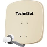 TechniSat Digidish 45 Twin antena de satélite Beige, Antena parabólica beige, Beige, Aluminio, 45 cm