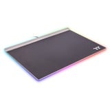 Thermaltake Argent MP1 RGB Alfombrilla de ratón para juegos Negro, Titanio, Almohadilla de ratón para juegos negro, Negro, Titanio, Monocromo, Aluminio, Caucho, USB con suministro de corriente, Base antiderrapante, Alfombrilla de ratón para juegos