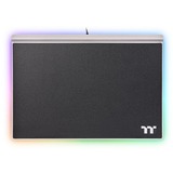 Thermaltake Argent MP1 RGB Alfombrilla de ratón para juegos Negro, Titanio, Almohadilla de ratón para juegos negro, Negro, Titanio, Monocromo, Aluminio, Caucho, USB con suministro de corriente, Base antiderrapante, Alfombrilla de ratón para juegos