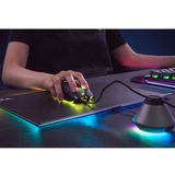 Thermaltake Argent MP1 RGB Alfombrilla de ratón para juegos Negro, Titanio, Almohadilla de ratón para juegos negro, Negro, Titanio, Monocromo, Aluminio, Caucho, USB con suministro de corriente, Base antiderrapante, Alfombrilla de ratón para juegos