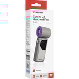 Verbatim Cool n Go Air Jet, Ventilador gris/Violeta