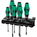 Wera 367/6 TORX Juego, Destornillador negro/Verde, 285 mm, 210 mm, 55 mm, 749 g, Negro / Azul, Negro