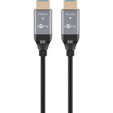 goobay 76275, Cable negro/Gris
