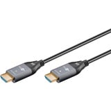 goobay Cable HDMI híbrido óptico Ultra High-Speed (AOC) 8K / 60Hz negro/Gris