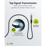 goobay Cable HDMI híbrido óptico Ultra High-Speed (AOC) 8K / 60Hz negro/Gris