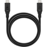 goobay Cable USB4 Gen 3x2, conector USB-C > conector USB-C, 40Gbit/s negro