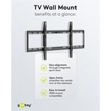 goobay Soporte de pared para TV Basic FIXED (XL) negro