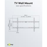 goobay Soporte de pared para TV Basic FIXED (XL) negro
