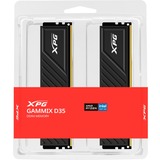ADATA GAMMIX D35 módulo de memoria 64 GB 2 x 32 GB DDR4 288-pin DIMM, Memoria RAM negro, 64 GB, 2 x 32 GB, DDR4, 3200 MHz, 288-pin DIMM