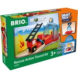 BRIO Smart Tech Sound Rescue Action Tunnel Kit, Vehículo de juguete rojo, Smart Tech Sound Rescue Action Tunnel Kit, 0,3 año(s)