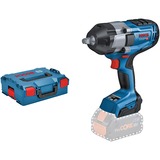 Bosch GDS 18V-1000 Professional 1750 RPM Negro, Azul, Rojo, Tornillo de percusión azul/Negro, Destornillador de impacto, Mango de pistola, 1/2", Negro, Azul, Rojo, Sin escobillas, Gancho de suspensión