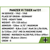 COBI Panzer VI Tiger no131, Juegos de construcción 