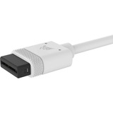 Corsair iCUE LINK Cable delgado, 200mm, 90° en ángulo blanco