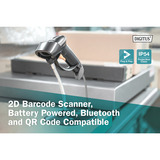 Digitus 1D 2D Desktop USB Barcode Scanner, Escáner de código de barras negro