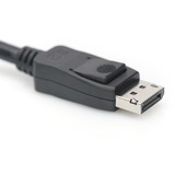 Digitus AK-340106-050-S, Cable negro
