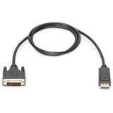 Digitus Cable adaptador DisplayPort > DVI-D negro