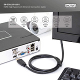 Digitus Cable de conexión HDMI Premium High Speed, con Ethernet, UHD 4K negro
