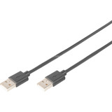Digitus Cable de conexión USB 2.0 USB-A (conector) > USB-A (conector) negro