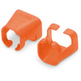 Digitus Clips de color para cables de parche - Naranja, Cubierta naranja