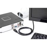 Digitus DB-330123-010-S, Cable negro