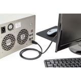 Digitus DB-330123-010-S, Cable negro
