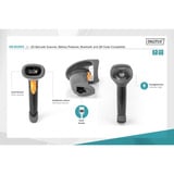Digitus Escáner de código de barras Bluetooth 2D negro