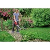 EINHELL GP-LB 18/200 200 kmh, Soplador de hojas rojo/Negro, Soplador manual, 200 kmh, 670 m³/h, Negro, Rojo, Plata, Batería, 2,16 kg