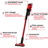EINHELL TE-SV 18 Li-Solo, Aspirador vertical rojo/Negro