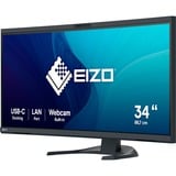 EIZO FlexScan EV3450XC-BK pantalla para PC 86,6 cm (34.1") 3440 x 1440 Pixeles UltraWide Quad HD LCD Negro, Monitor LED negro, 86,6 cm (34.1"), 3440 x 1440 Pixeles, UltraWide Quad HD, LCD, 5 ms, Negro