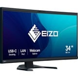EIZO FlexScan EV3450XC-BK pantalla para PC 86,6 cm (34.1") 3440 x 1440 Pixeles UltraWide Quad HD LED Negro, Monitor LED negro, 86,6 cm (34.1"), 3440 x 1440 Pixeles, UltraWide Quad HD, LED, 5 ms, Negro