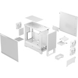 Fractal Design Pop Air Torre Blanco, Cajas de torre blanco, Torre, PC, Blanco, ATX, micro ATX, Mini-ITX, Acero, Vidrio templado, Multi