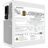 GIGABYTE GP-UD850GM PG5 ICE, Fuente de alimentación de PC blanco