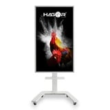 HAGOR ST SA Flip II 65", Sistema de soporte blanco