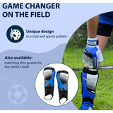 HUDORA Guantes de portero para niños, azul, Talla S azul/blanco