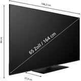 JVC LT-65VUQ3455 Televisor 165,1 cm (65") 4K Ultra HD Smart TV Wifi Negro, TV QLED negro, 165,1 cm (65"), 3840 x 2160 Pixeles, QLED, Smart TV, Wifi, Negro