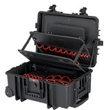 KNIPEX Maletín de herramientas "Robust45 Move" 00 21 37 LE, Caja de herramientas negro
