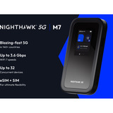 Netgear Nighthawk 5G M7 Router móvil WiFi 7 Hotspot con eSIM, Router WIRELESS LTE negro