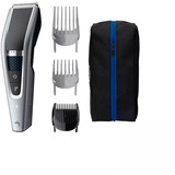 Philips 5000 series Cortapelos lavable con tecnología Trim-n-Flow PRO, Cortador de pelo plateado/Negro, Negro, Plata, 0,5 mm, 2,8 cm, 4,1 cm, Acero inoxidable, Batería