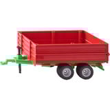 SIKU Tandem-axle trailer parte y accesorio de modelo a escala Tráiler, Automóvil de construcción 1:32, 3 año(s), Verde, Rojo, 1 pieza(s)