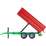 SIKU Tandem-axle trailer parte y accesorio de modelo a escala Tráiler, Automóvil de construcción 1:32, 3 año(s), Verde, Rojo, 1 pieza(s)