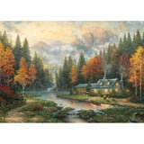 Schmidt Spiele Thomas Kinkade Studios: Tarde de otoño en el lago, Puzzle 