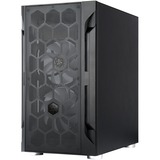 SilverStone FARA H1M PRO Micro Torre Negro, Cajas de torre negro, Micro Torre, PC, Negro, micro ATX, Mini-DTX, Mini-ITX, Plástico, Acero, Multi