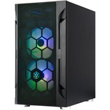 SilverStone FARA H1M PRO Micro Torre Negro, Cajas de torre negro, Micro Torre, PC, Negro, micro ATX, Mini-DTX, Mini-ITX, Plástico, Acero, Multi