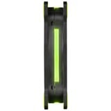 Thermaltake Riing 14 Carcasa del ordenador Ventilador 14 cm Negro, Verde negro/Verde, Ventilador, 14 cm, 1400 RPM, 28,1 dB, 51,15 cfm, Negro, Verde