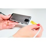 Verbatim 49142 base para portátil y replicador de puertos USB 3.2 Gen 1 (3.1 Gen 1) Type-C Negro, Plata, Estación de acoplamiento gris, USB 3.2 Gen 1 (3.1 Gen 1) Type-C, Negro, Plata, MicroSD (TransFlash), USB 3.2 Gen 1 (3.1 Gen 1) Type-C, Metal, USB