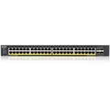 Zyxel XGS1935-52HP Gestionado L2/L3 Gigabit Ethernet (10/100/1000) Energía sobre Ethernet (PoE), Interruptor/Conmutador Gestionado, L2/L3, Gigabit Ethernet (10/100/1000), Energía sobre Ethernet (PoE), Montaje en rack