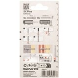 fischer Taco SX Plus 8x40 S K, Pasador gris claro